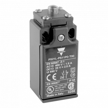 PS21L-AS11P0-T00 - PS21L-AS11P0-T00 CARLO GAVAZZI Ps 30Mm Tt 1No+1Nc Snap(+) Head P0