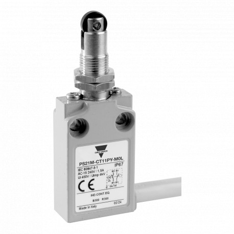 PS21M-CS11PY-M0L - PS21M-CS11PY-M0L CARLO GAVAZZI Ps 30Mm 1No+1Nc Snap(+) Head Py