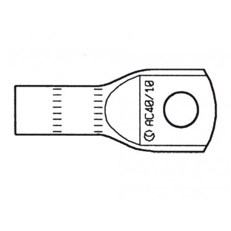 AC40/10-M6 - AC40/10-M6 2735510 CEMBRE CRIMPING LUGS