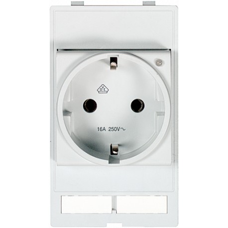 4000-68000-0010000 - 4000-68000-0010000 MURRELEKTRONIK MODLINK MSDD SOCKET INSERT GERMANY, 250VAC/16A with LED yellow