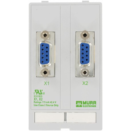 4000-68000-0210000 - 4000-68000-0210000 MURRELEKTRONIK MODLINK MSDD DATA INSERT, 2xSUB-D9 Buchse/soldering
