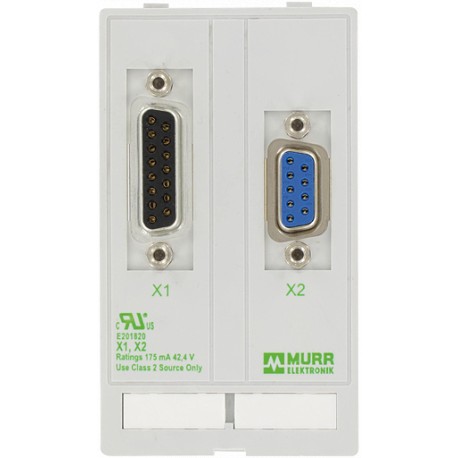 4000-68000-0300000 - 4000-68000-0300000 MURRELEKTRONIK MODLINK MSDD DATA INSERT, 1xSUB-D9 Buchse/male + 1xSUB-D15 Buchse/male