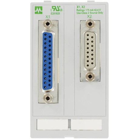 4000-68000-0610000 - 4000-68000-0610000 MURRELEKTRONIK MODLINK MSDD DATA INSERT, 1×SUB-D15 Buchse/soldering + 1×SUB-D25 Buchse/so..