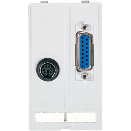 4000-68000-0810000 - 4000-68000-0810000 MURRELEKTRONIK MODLINK MSDD DATA INSERT, 1×PS2 Buchse/soldering + 1×SUB-D15 Buchse/solder..