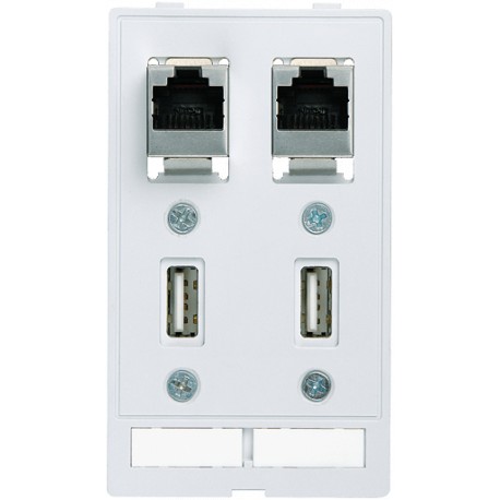 4000-68000-0970000 - 4000-68000-0970000 MURRELEKTRONIK MODLINK MSDD DATA INSERT, 2xUSB-A Buchse/Buchse + 2xRJ45