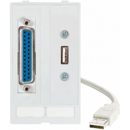 4000-68000-1000000 - 4000-68000-1000000 MURRELEKTRONIK MODLINK MSDD DATA INSERT, 1×USB-A Buchse/male 0,7m cable + 1xSUB-D25 Buchs..