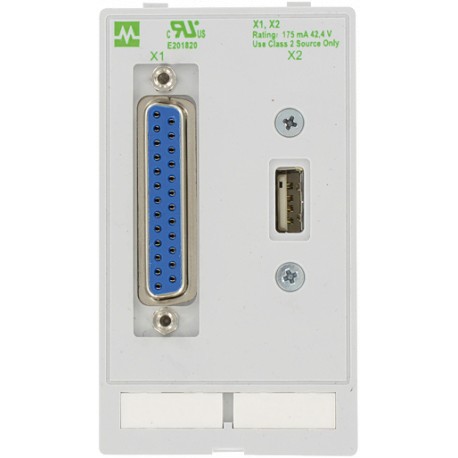 4000-68000-1010000 - 4000-68000-1010000 MURRELEKTRONIK MODLINK MSDD DATA INSERT, 1xUSB-A Buchse/Buchse + 1xSUB-D25 Buchse/male