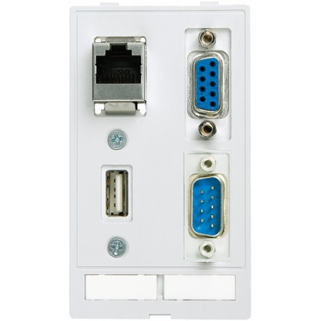 4000-68000-1240000 - 4000-68000-1240000 MURRELEKTRONIK MODLINK MSDD DATA INSERT, 1×SUB-D9 Buchse/S + 1×SUB-D9 male/Buchse + 1×RJ45