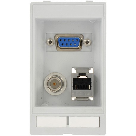 4000-68000-1810000 - 4000-68000-1810000 MURRELEKTRONIK MODLINK MSDD DATA INSERT, 1×SUB-D9 Buchse/Buchse + 1×RJ45 + 1xBNC Buchse/B..