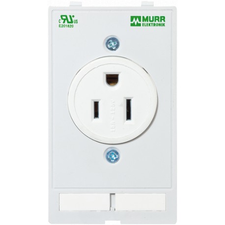 4000-68000-3240000 - 4000-68000-3240000 MURRELEKTRONIK MODLINK MSDD SOCKET INSERT USA NEMA 5-15, 125VAC/15A screw connection