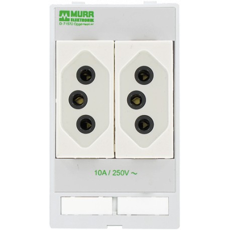 4000-68000-3290000 - 4000-68000-3290000 MURRELEKTRONIK MODLINK MSDD SOCKET INSERT BRAZIL, 250VAC/10 A double