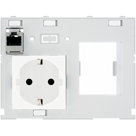 4000-68000-4300001 - 4000-68000-4300001 MURRELEKTRONIK MODLINK MSDD DBL COMBI INSERT GERMANY, 1xRJ45 Buchse/Buchse + RCD opening