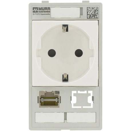 4000-68000-4500001 - 4000-68000-4500001 MURRELEKTRONIK MODLINK MSDD SINGLE COMBI INSERT GERMANY, 1x RJ45 + 1x Datenausschnitt