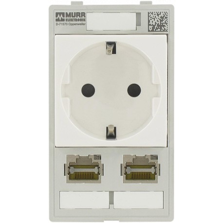 4000-68000-4500004 - 4000-68000-4500004 MURRELEKTRONIK MODLINK MSDD SINGLE COMBI INSERT GERMANY, 2xRJ45