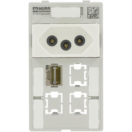 4000-68000-4610001 - 4000-68000-4610001 MURRELEKTRONIK MODLINK MSDD SINGLE COMBI INSERT BRAZIL, 1x RJ45 + 3x Datenausschnitt