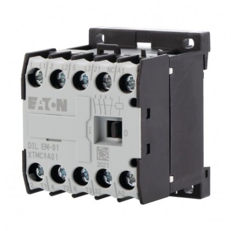 DILEM-01(220V50/60HZ) - DILEM-01(220V50/60HZ) 021380 Y7-21380 EATON ELECTRIC Contactor, 3p+1N/C, 4kW/400V/AC3
