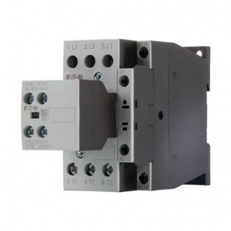 DILM25-21(RDC24) - DILM25-21(RDC24) 277210 Y7-277210 EATON ELECTRIC Contactor, 3p+2N/O+1N/C, 11kW/400V/AC3