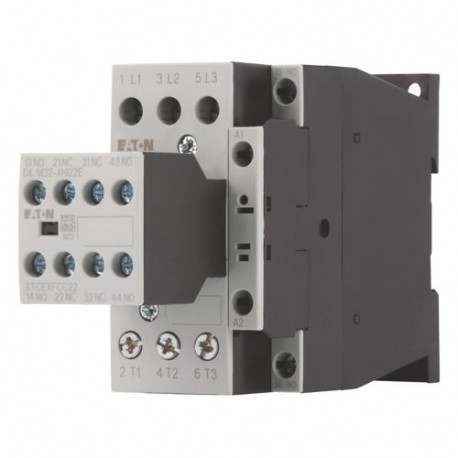 DILM25-22(RDC24) - DILM25-22(RDC24) 106372 Y7-106372 EATON ELECTRIC Contactor, 3p+2N/O+2N/C, 11kW/400V/AC3