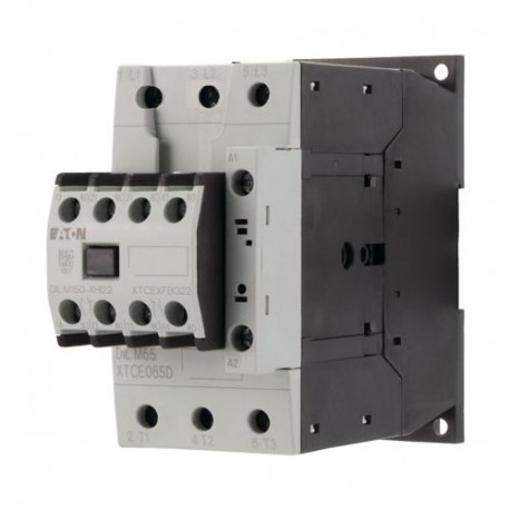 DILM65-22(400V50HZ,440V60HZ) - DILM65-22(400V50HZ,440V60HZ) 277928 Y7-277928 EATON ELECTRIC Contactor, 3p+2N/O+2N/C, 30kW/400V/AC3