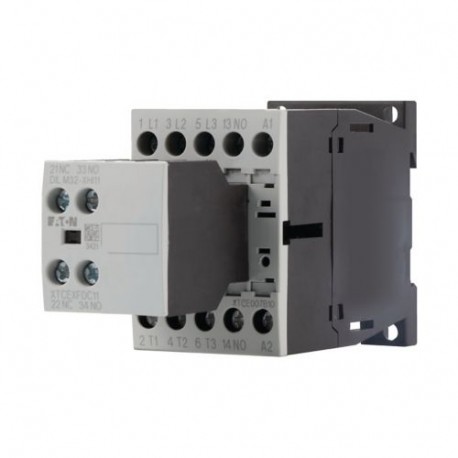 DILM7-21(24VDC) - DILM7-21(24VDC) 276635 Y7-276635 EATON ELECTRIC Contactor, 3p+2N/O+1N/C, 3kW/400V/AC3