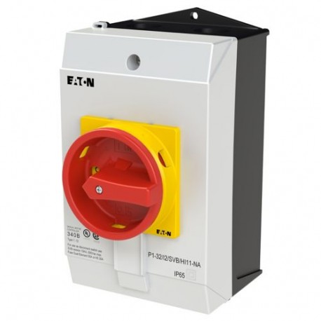 P1-32/I2/SVB/HI11-NA - P1-32/I2/SVB/HI11-NA 255894 Y7-255894 EATON ELECTRIC Main switch, P1, 32 A, surface mounting, 3 pole, 1 N/O,..