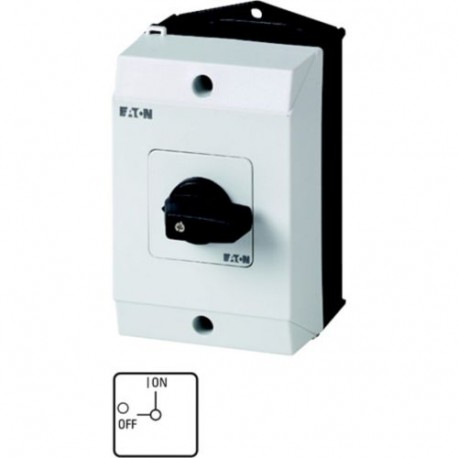 T0-2-15169/I1 - T0-2-15169/I1 222600 Y7-222600 EATON ELECTRIC On-Off switch, 3 pole + 1 N/O, 20 A, 90 °, surface mounting
