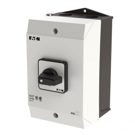 T3-4-8344/I2-NA - T3-4-8344/I2-NA 263976 Y7-263976 EATON ELECTRIC On-Off switch, T3, 32 A, surface mounting, 4 contact unit(s)..