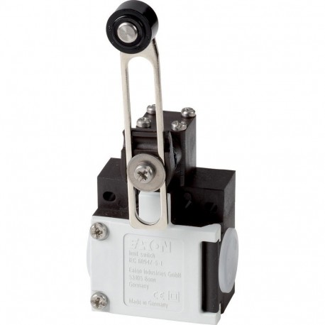AT0-11-2-IA/V - AT0-11-2-IA/V 090648 EATON ELECTRIC Position switch, 1early N/O+1late N/C, wide, IP65 x, adjustable roller l..