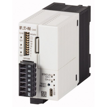 C445BD-SDNN - C445BD-SDNN 181547 EATON ELECTRIC Basic device, 24 V DC, 4DI 24VDC, 3 DO relays