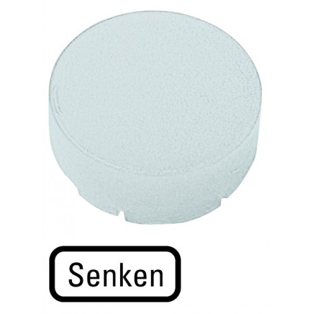 M22-XDLH-W-D18 - M22-XDLH-W-D18 218368 M22-XDLH-W-D18Q EATON ELECTRIC Button lens, raised white, DECREASE