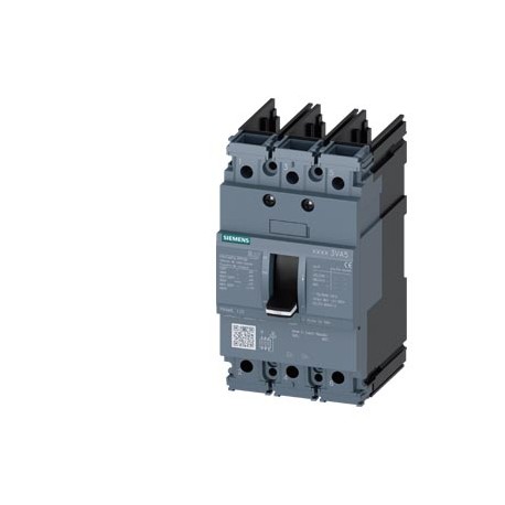 3VA5125-6ED31-0AA0 - 3VA5125-6ED31-0AA0 SIEMENS circuit breaker 3VA5 UL frame 125 breaking capacity class H 65kA @ 480V 3-pole, l..