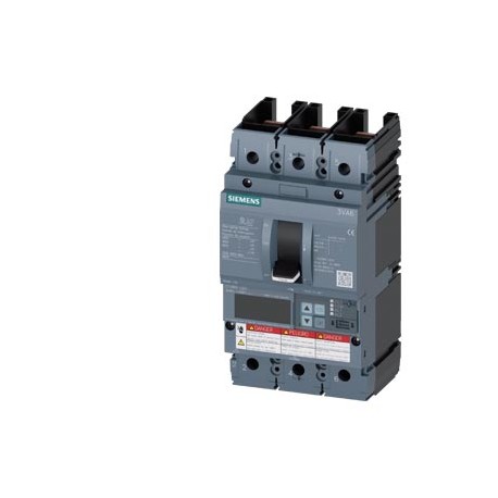 3VA6115-7KQ31-0AA0 - 3VA6115-7KQ31-0AA0 SIEMENS circuit breaker 3VA6 UL frame 150 breaking capacity class C 100kA @ 480V 3-pole, ..