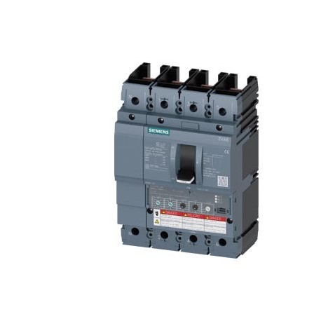 3VA6115-8HN41-0AA0 - 3VA6115-8HN41-0AA0 SIEMENS circuit breaker 3VA6 UL frame 150 breaking capacity class L 150kA @ 480V 4-pole, ..