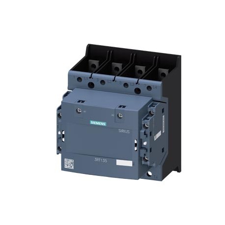 3RT1355-6AR36 - 3RT1355-6AR36 SIEMENS Contactor, AC-1, 200 A/400 V/40 °C, S6, 4-pole, 250-500 V AC/DC, 2 NO+2 NC, Connection..