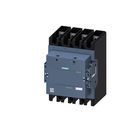 3RT1364-6AF36 - 3RT1364-6AF36 SIEMENS Contactor, AC-1, 350 A/400 V/40 °C, S10, 4-pole, 48-130 V AC/DC, 2 NO+2 NC, Connection..