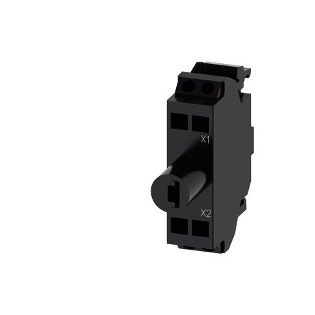 3SU1401-2BB20-3AA2 - 3SU1401-2BB20-3AA2 SIEMENS LED module with integrated LED 24 V AC/DC, red, Spring-loaded terminal, for floor..