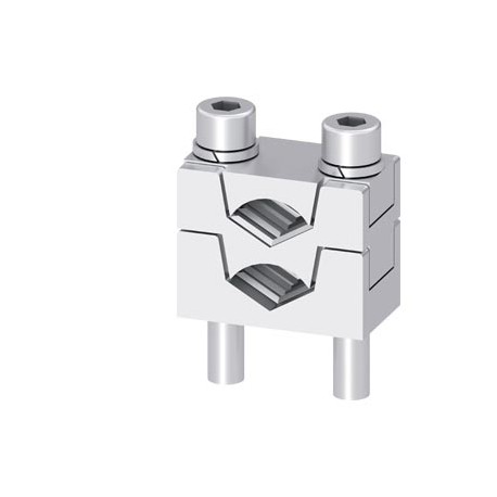 3NP1951-1BB20 - 3NP1951-1BB20 SIEMENS Prism terminal double 2x 70 120mm2, for size NH2 1-pole with flat terminal, accessory ..