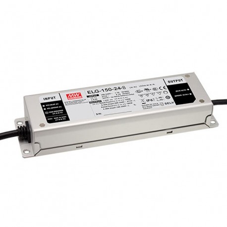 ELG-150-36B-3Y - ELG-150-36B-3Y MEANWELL AC-DC Single output LED Driver (CC+CV) with PFC, 3 wire input, Output 36VDC / 4.17A,..