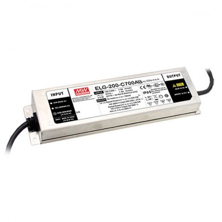 ELG-200-C1050AB-3Y - ELG-200-C1050AB-3Y MEANWELL AC-DC Single output LED driver Constant current (CC) with built-in PFC, 3 wire i..