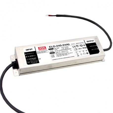 ELG-240-54AB - ELG-240-54AB MEANWELL AC-DC Single output LED Driver (CV+CC) with PFC, Output 54VDC / 4.45A, Dimming with 0-..