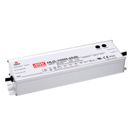 HLG-100H-36AB - HLG-100H-36AB MEANWELL AC-DC Single output LED driver Mix mode (CV+CC) with built-in PFC, Output 36VDC / 2.6..