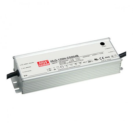 HLG-120H-C1050AB - HLG-120H-C1050AB MEANWELL AC-DC Single output LED driver Constant current (CC) with built-in PFC, Output 1.0..