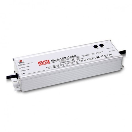HLG-150H-48AB - HLG-150H-48AB MEANWELL AC-DC Single output LED driver Mix mode (CV+CC) with built-in PFC, Output 48VDC / 3.2..