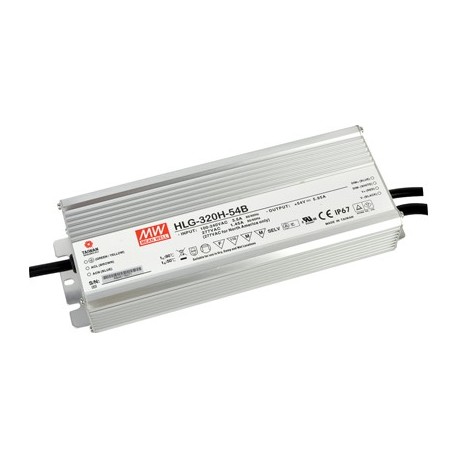 HLG-320H-C700D2 - HLG-320H-C700D2 MEANWELL AC-DC Single output LED driver Constant current (CC) with built-in PFC, Output 428V..