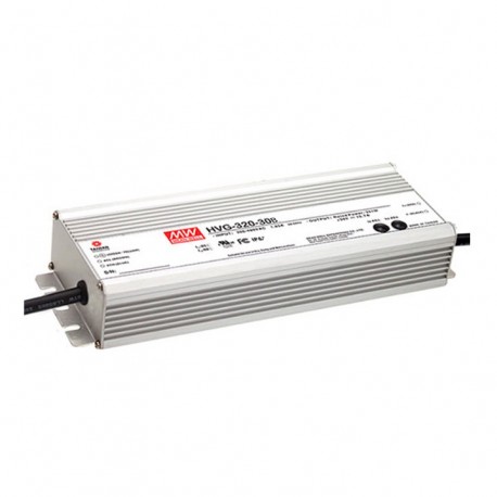 HVG-320-36B - HVG-320-36B MEANWELL AC-DC Single output LED driver Mix mode (CV+CC), Output 18-36VDC 241.2W / 8.9A. Dimming..