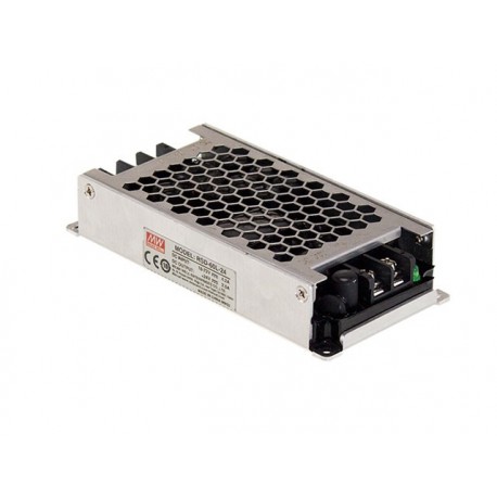 RSD-60G-24 - RSD-60G-24 MEANWELL DC-DC Enclosed converter, Input 9-36VDC, Output 24VDC / 2.5A, railway standard EN50155, ..
