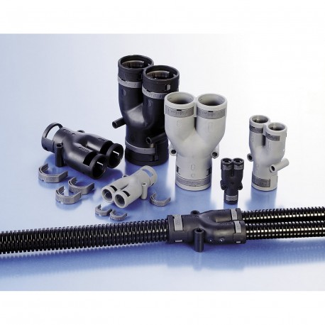 BVYR-171212GT - BVYR-171212GT 7TCA292000R0123 THOMAS AND BETTS Y-CONN1PC 2XNW12NW17 PA6 IP68GT BLK