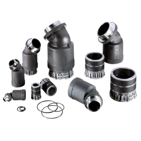 NKAH-M329-13 - NKAH-M329-13 7TAA292400R0112 THOMAS AND BETTS FTNG 45D M32 NW29 PA6/BR IP69 BLK