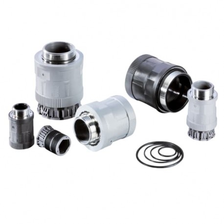 NKNH-M162-10 - NKNH-M162-10 7TAA292400R0141 THOMAS AND BETTS FTNG STR M16 NW12 PA6/BR IP69 BLK