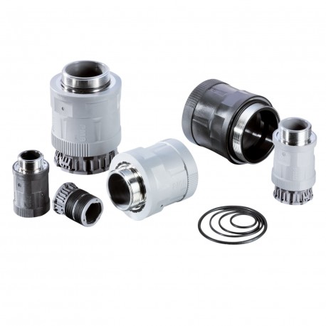 NKNH-M638-14 - NKNH-M638-14 7TAA292400R0152 THOMAS AND BETTS FTNG STR M63 NW48 PA6/BR IP69 BLK